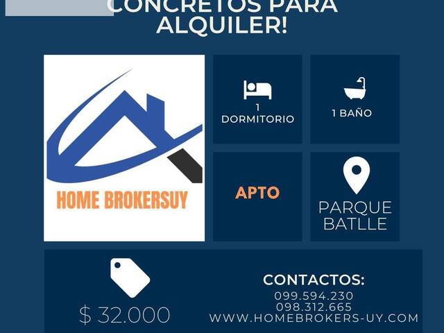 #PAA - Apartamento para Alquiler en Montevideo - UY-MO - 1